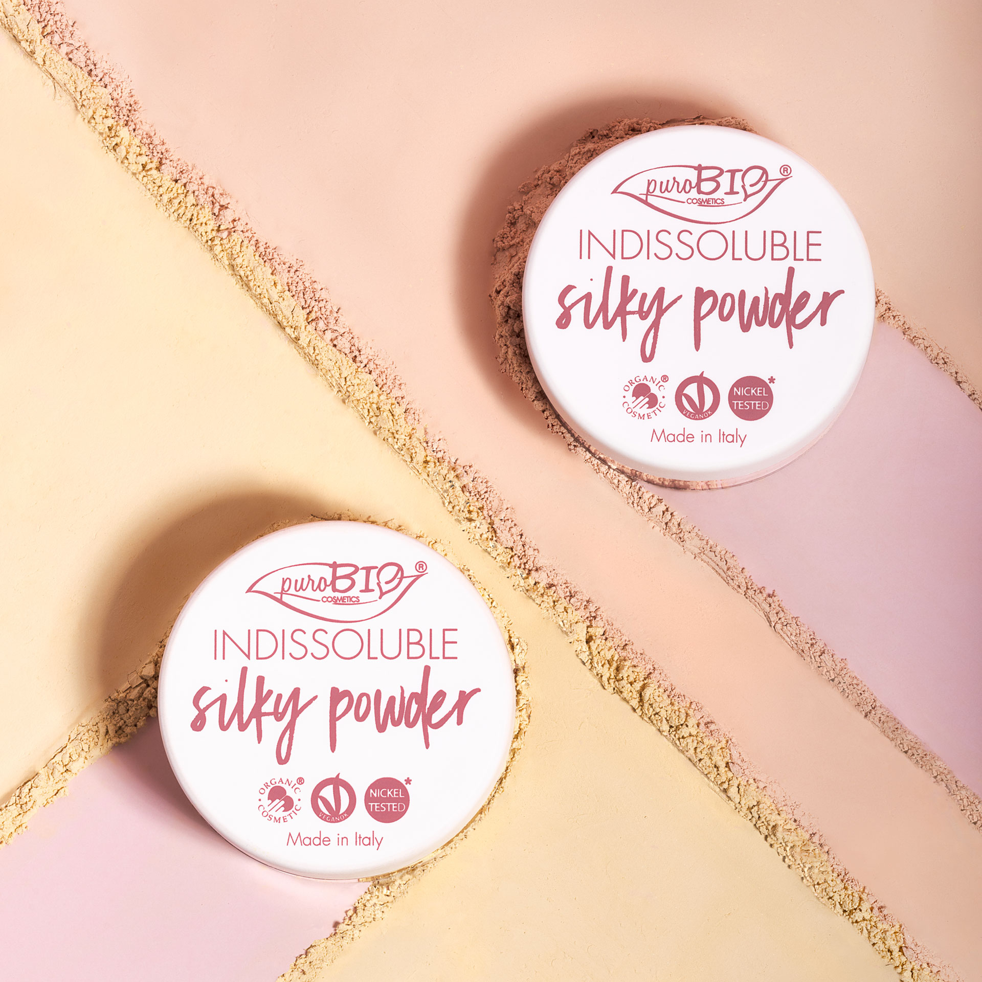 Nouvelles Silky Powder crème et pêche